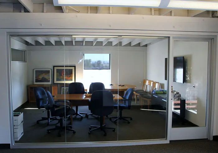 Aluminum Glass Corporate Office Cabin in Torrey Pines