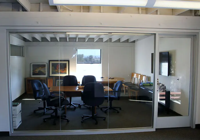 Aluminum Glass Framing Office Partition Meeting Room